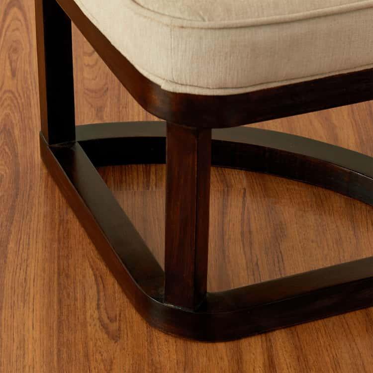 Glass Top Coffee Table with Stools - Brown