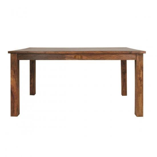 Sheesham Wood Four Seater Dining Table Set in Honey Finish