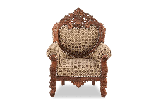 Solid Wood Czar Carved Sofa Set