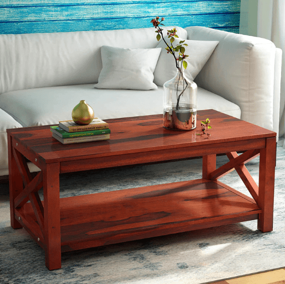 Solid Sheesham Wood Coffee Table