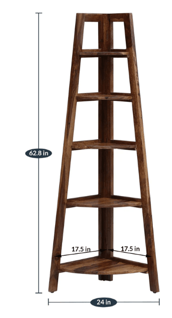 Sheesham Wood Bookshelf (Natural Finish)