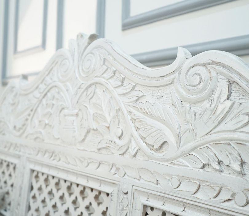 Crate Wooden Swing Chair (White Finish)