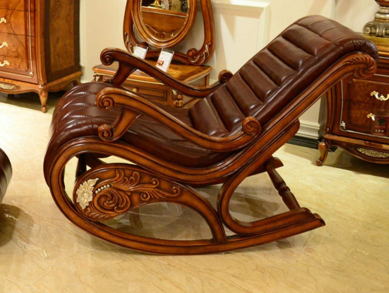 Sheesham Wood Antique Rocking Chair
