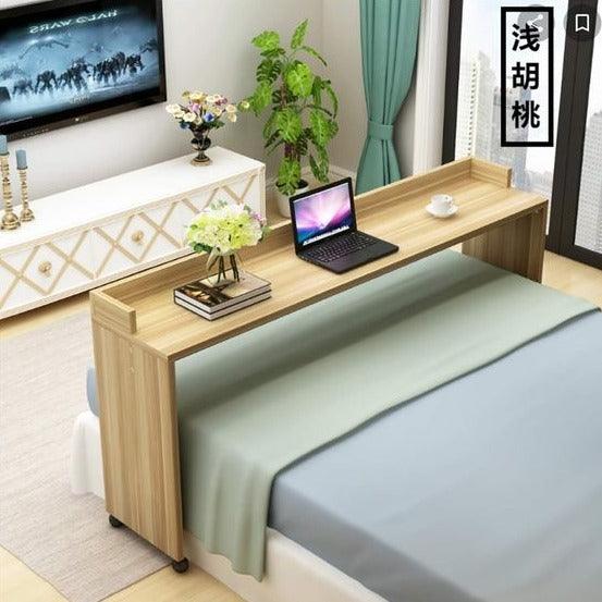 Overbed Rolling Wooden Table – Work, Eat & Relax in Style!