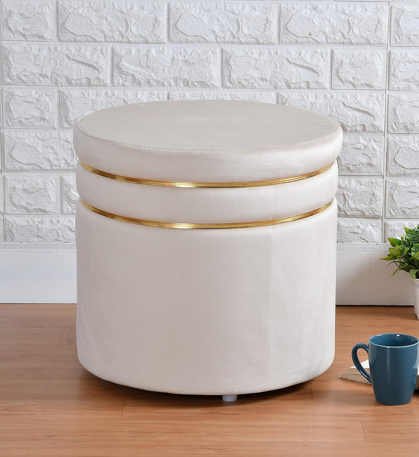 Ottoman Stool for Living Room Pouffes for Sitting Ottoman Pouffes Puffy Stool Dressing Table Stools Footstool Ottomans Chair