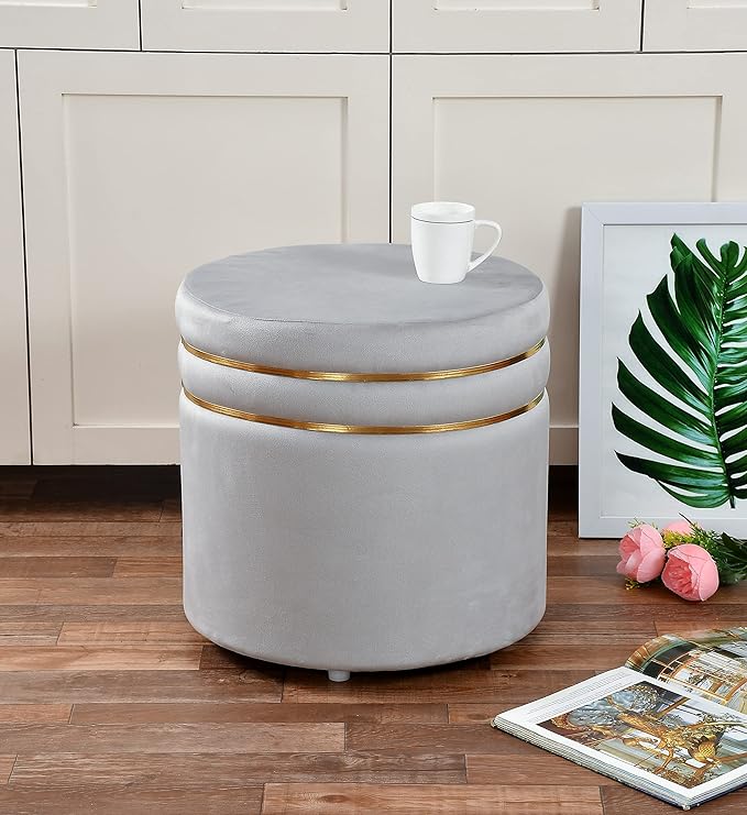 Ottoman Stool for Living Room Pouffes for Sitting Ottoman Pouffes Puffy Stool Dressing Table Stools Footstool Ottomans Chair