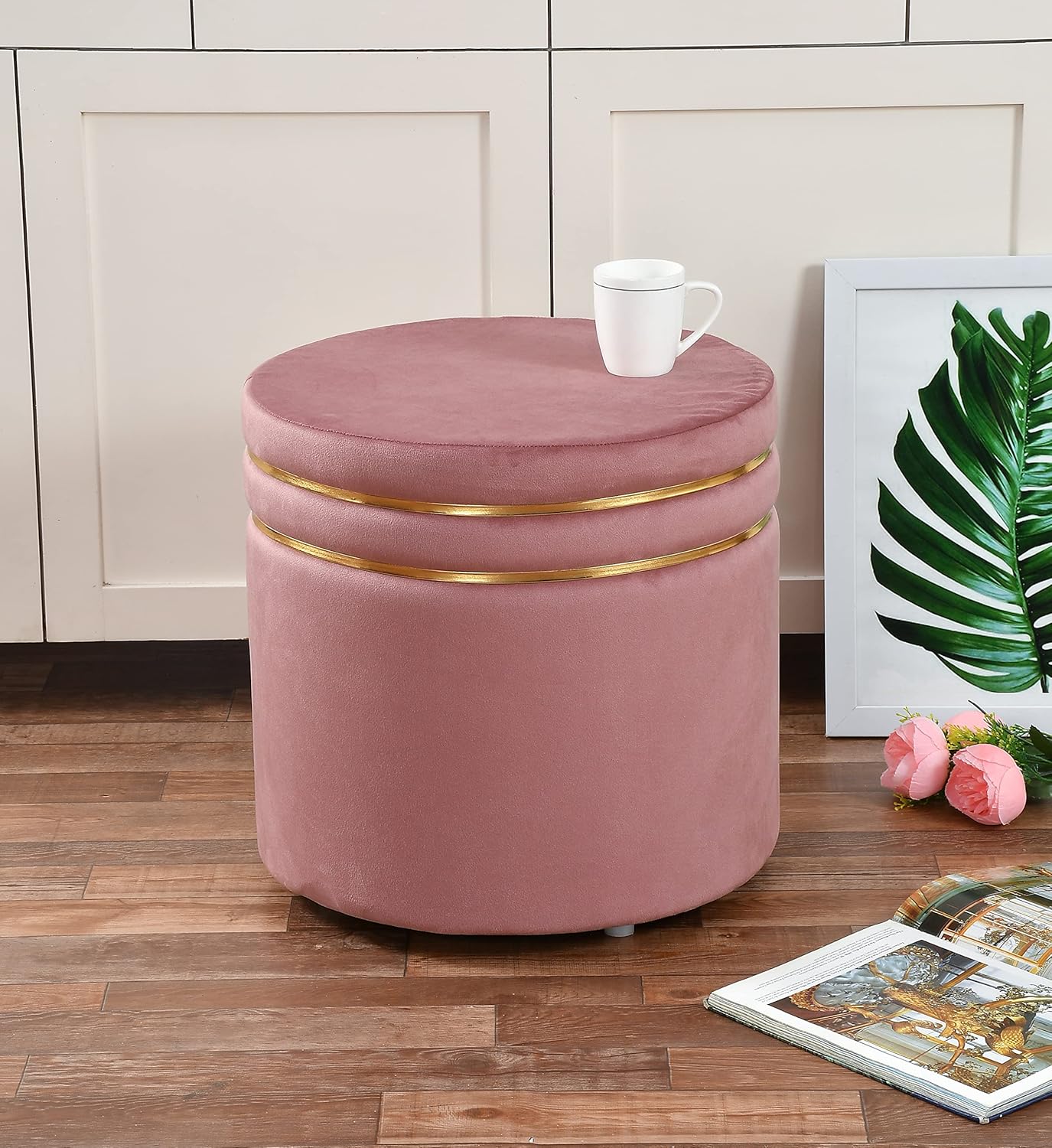 Ottoman Stool for Living Room Pouffes for Sitting Ottoman Pouffes Puffy Stool Dressing Table Stools Footstool Ottomans Chair