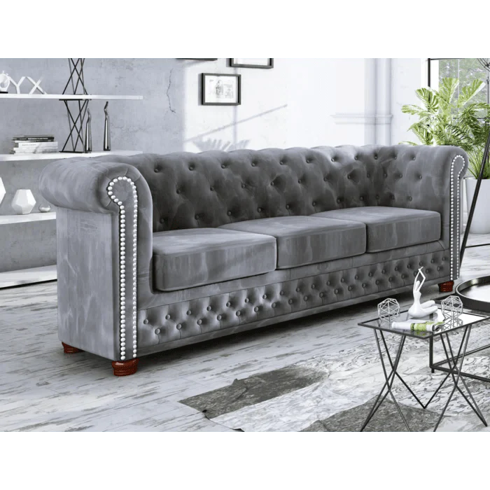 Anzla 3 Seater Chesterfield Sofa