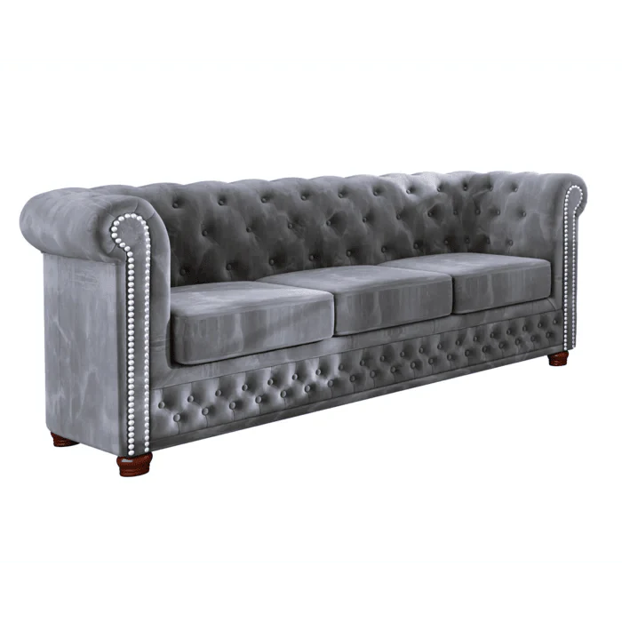 Anzla 3 Seater Chesterfield Sofa
