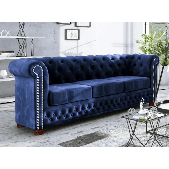Anzla 3 Seater Chesterfield Sofa