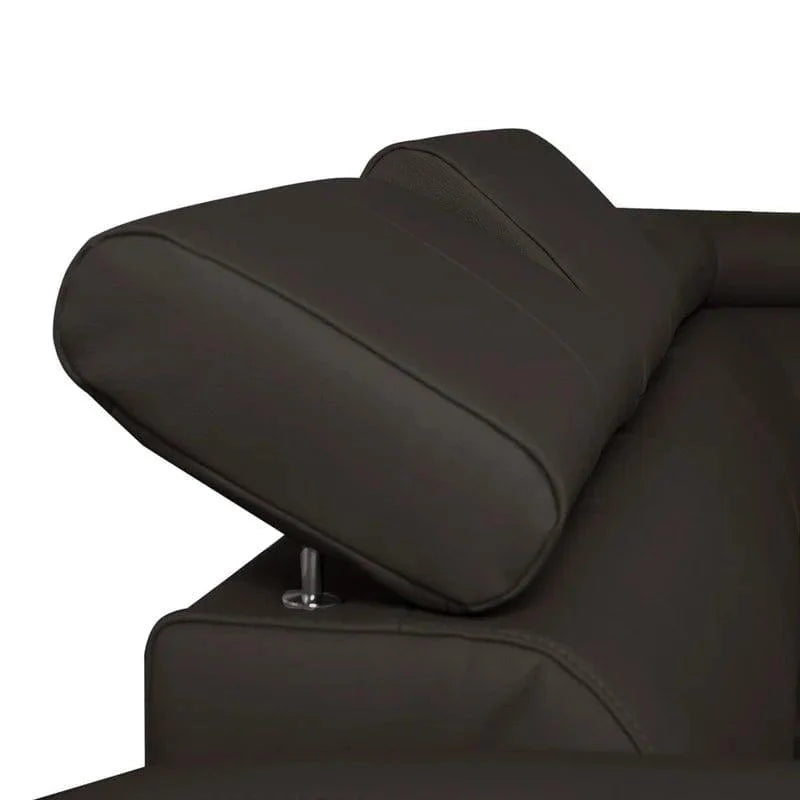 Avaiya Leather Corner Sofa with Ottoman | Classics Comfort