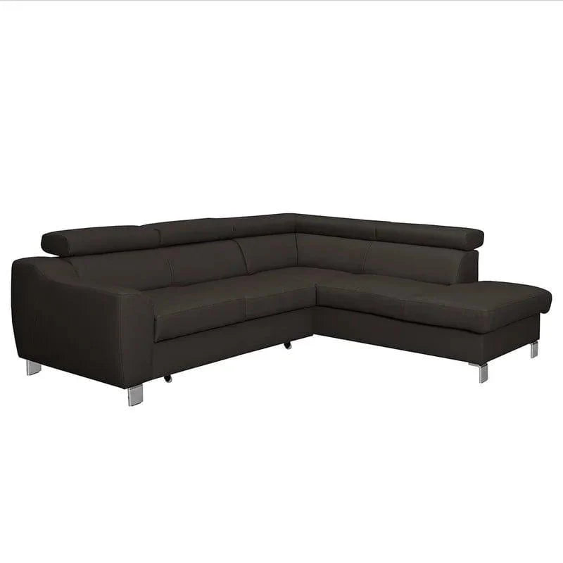 Avaiya Leather Corner Sofa with Ottoman | Classics Comfort