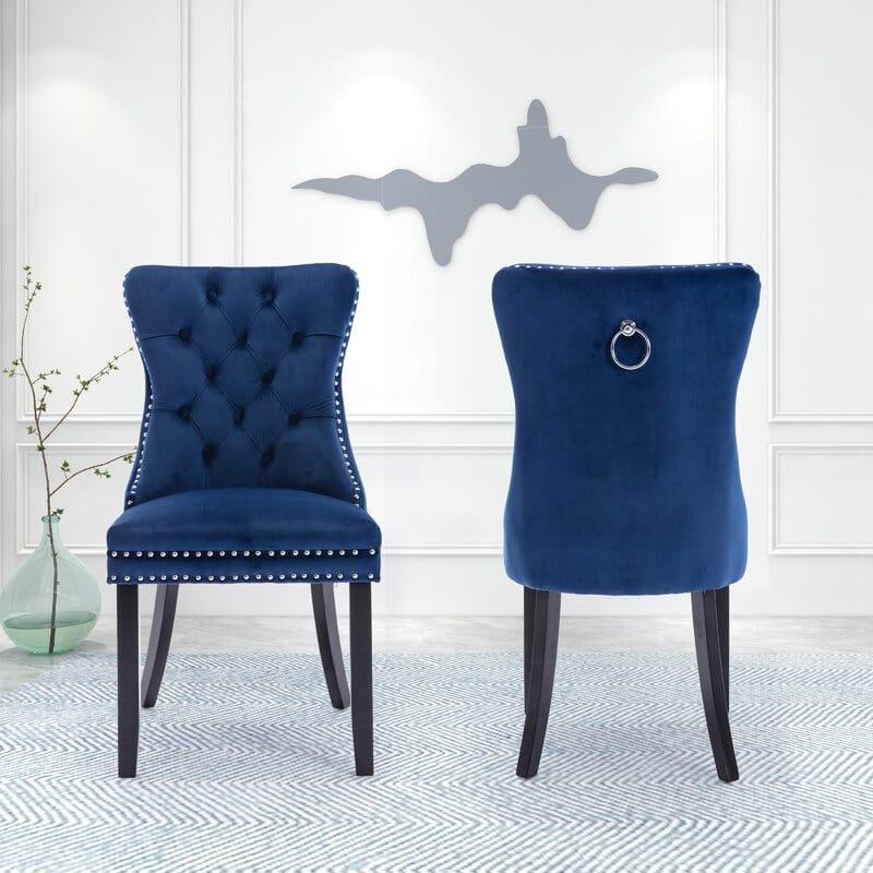 Rosdorf Park Aymie Tufted Upholstered Chair ( SET OF 2 )