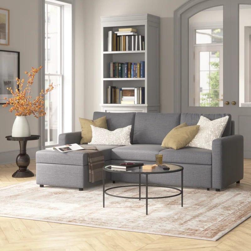 Stylish Corner Sofa Bed – Reversible L-Shaped Design with Under-Seat Storage