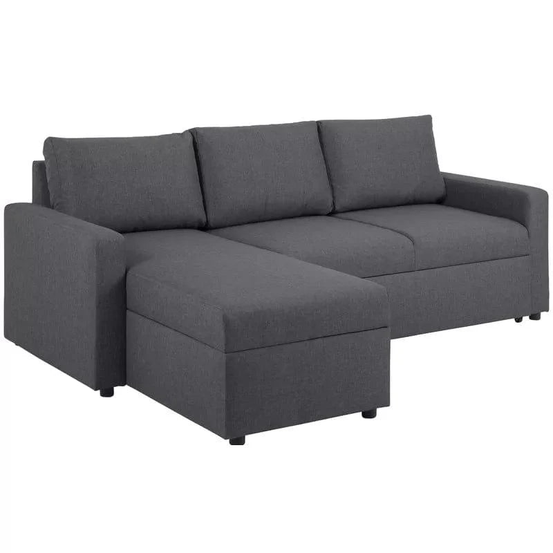 Stylish Corner Sofa Bed – Reversible L-Shaped Design with Under-Seat Storage