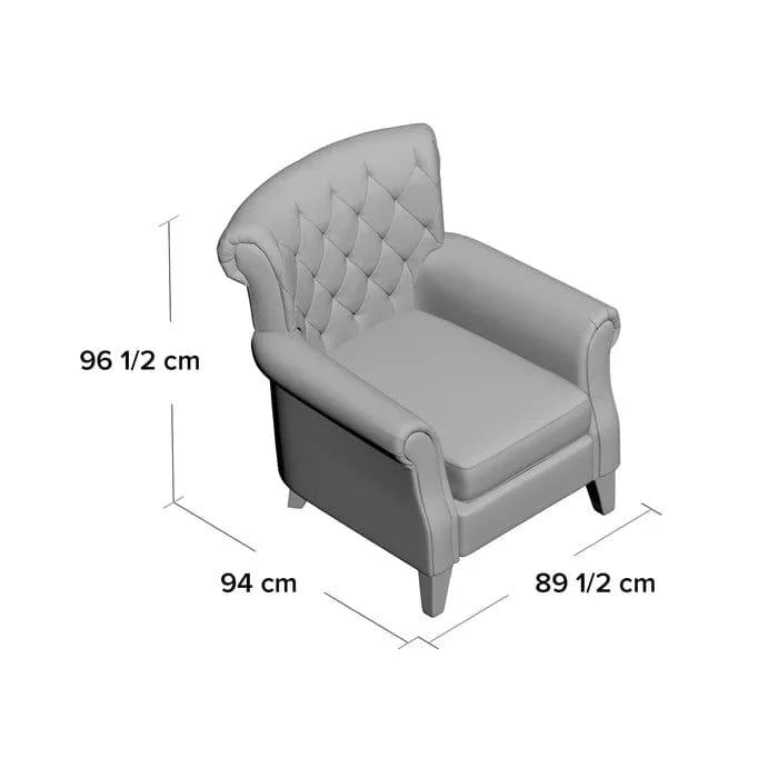 Boise Wide Tufted Armchair