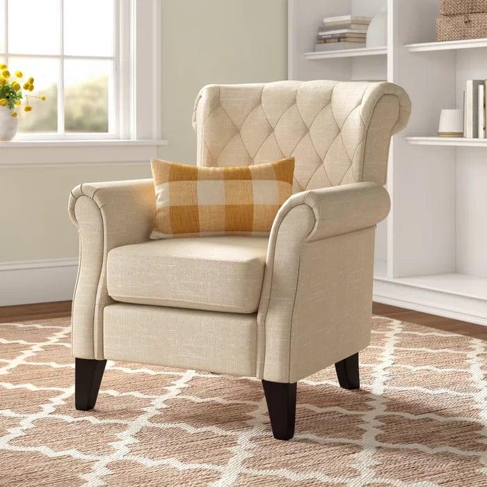 Boise Wide Tufted Armchair