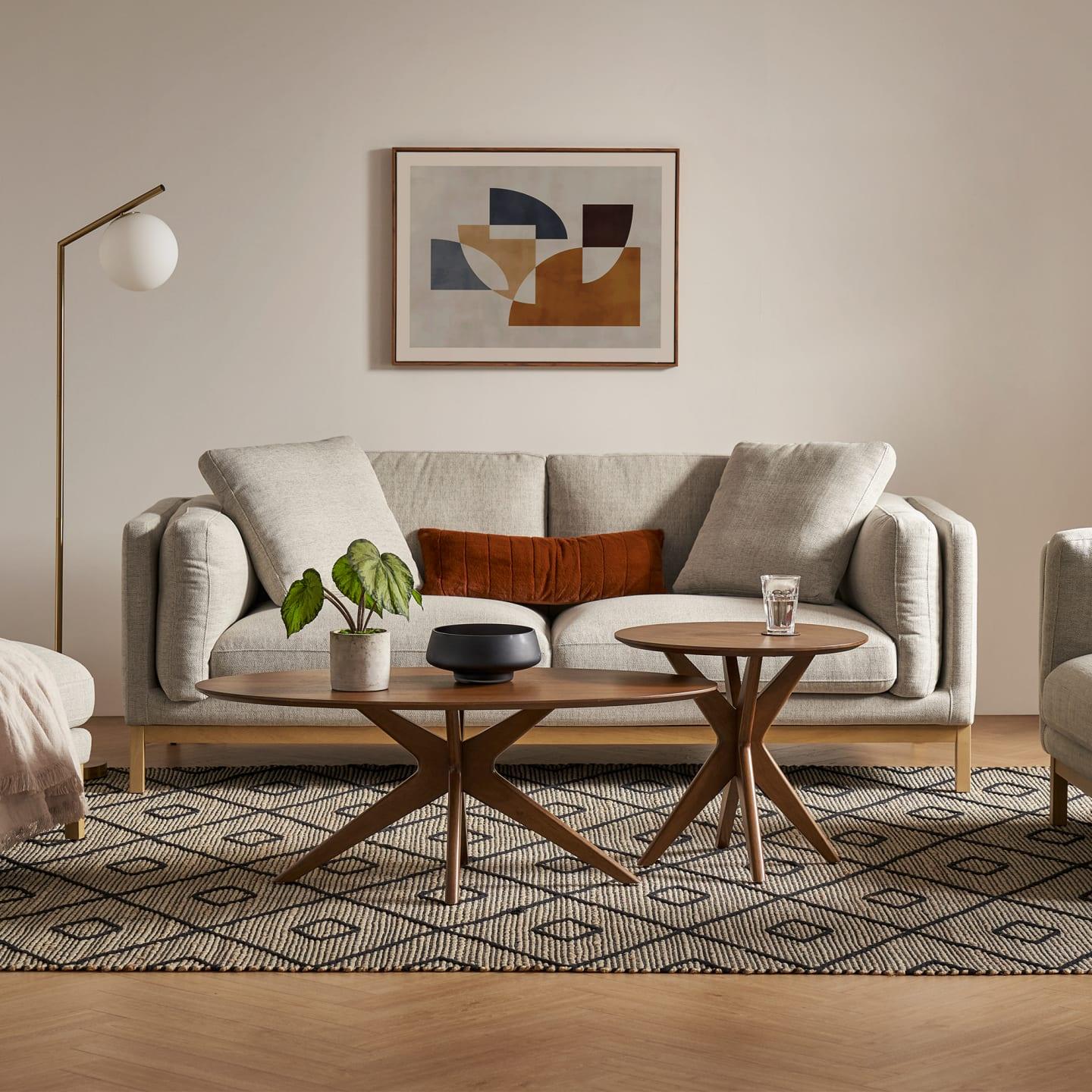 Bristol Coffee Table Set, Walnut