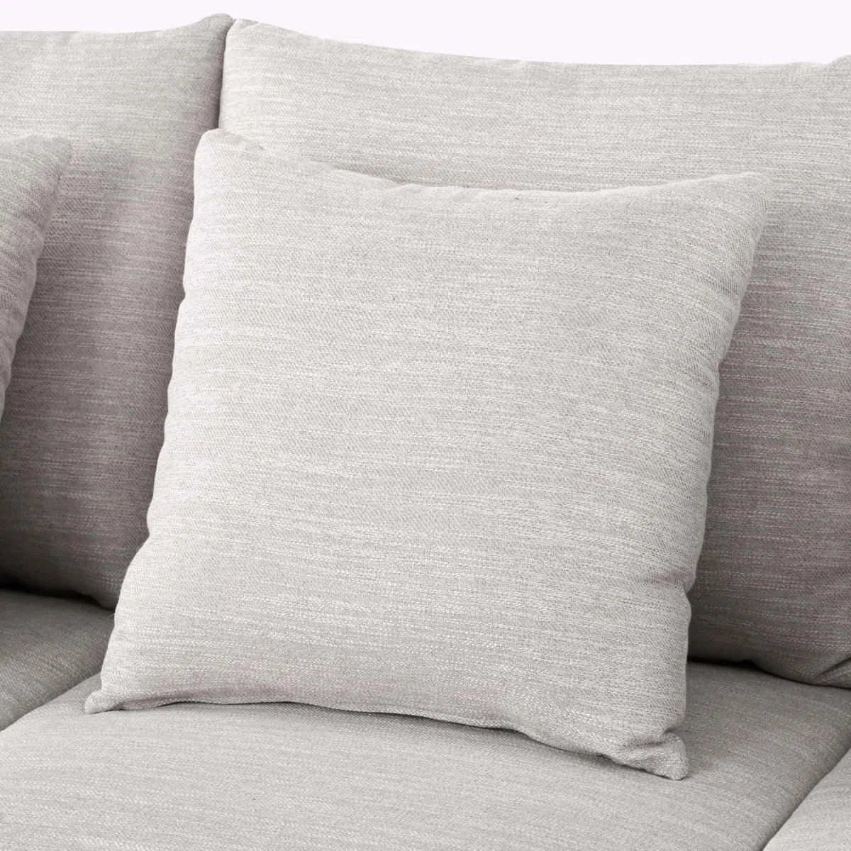 Contemporary Three-Seater Sofa with Accent Pillows