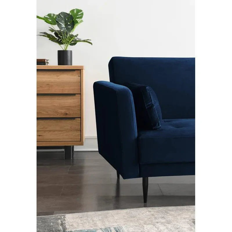 Brutus Velvety Reversible Corner Sofa Bed