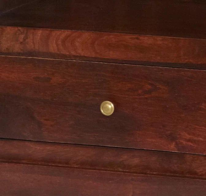 Buchholtz 180Cm H x 110Cm W Solid Wood Standard Bookcase