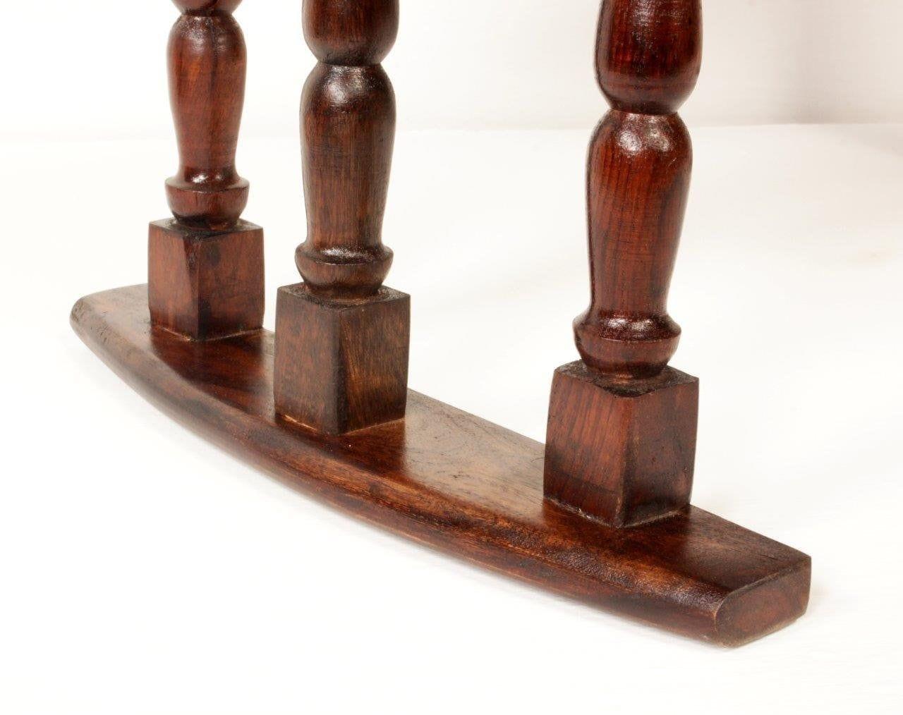 Sheesham Wood Breakfast & Laptop Table β Walnut Finish