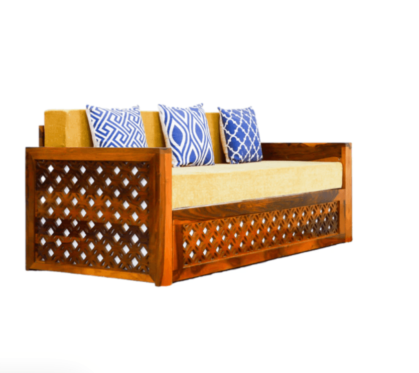 SOFA CUM BED SHEESHAM WOOD | Classics Comfort