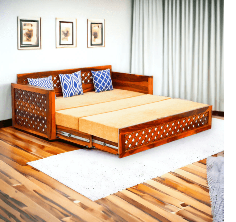 SOFA CUM BED SHEESHAM WOOD | Classics Comfort