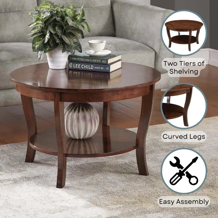 Coffee Table with Shelf