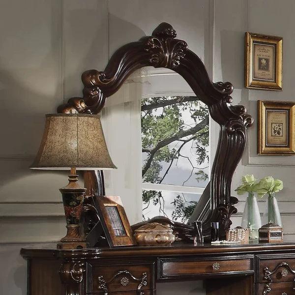 Drepster Vanity wood carving dressing table design