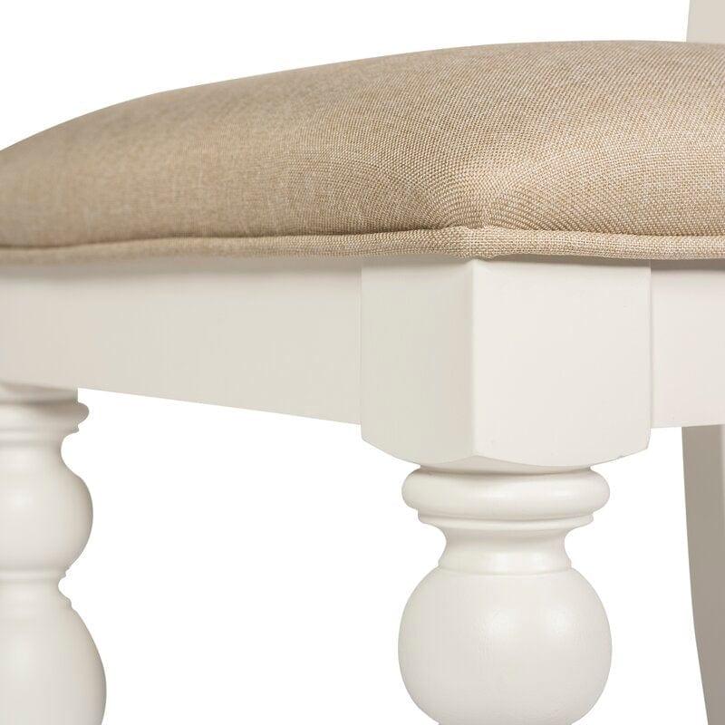 Wooden Cato Cross Back Side Dinning Chair (Set of 2)