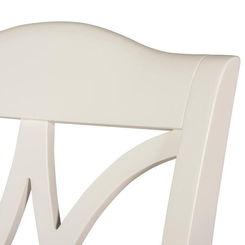 Wooden Cato Cross Back Side Dinning Chair (Set of 2)