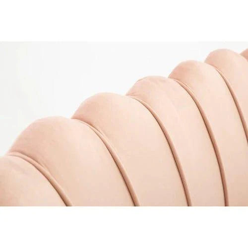 Velvet Flared Arm Loveseat