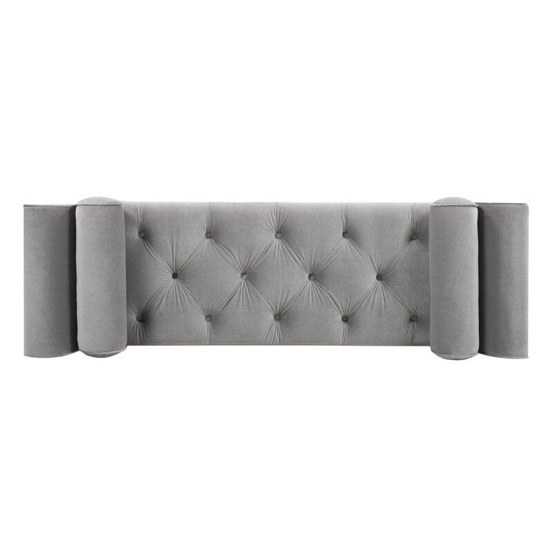 Modern Upholstered Tufted Cordelia Bench Button for Bedroom,Entryway Living Room