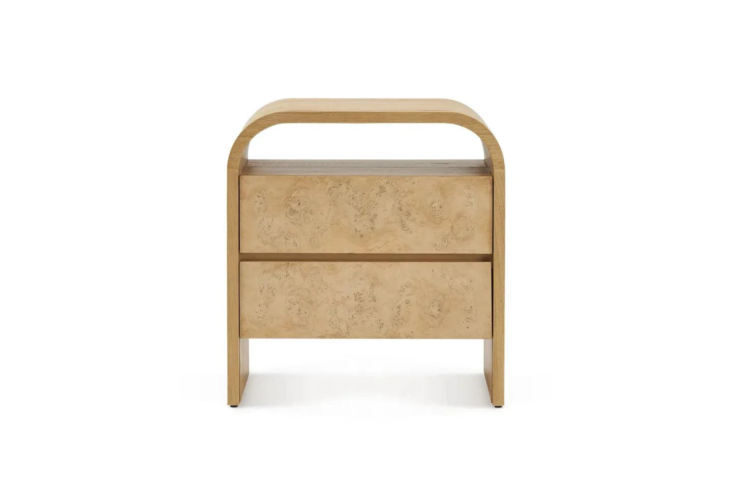 Crescent 2-Drawer Nightstand