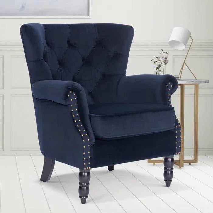 Devlin Wide Tufted Wingback Chair