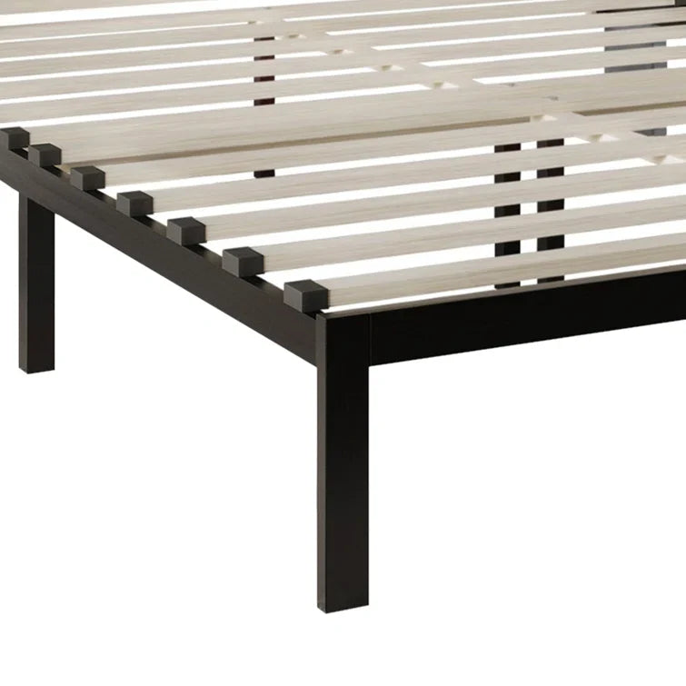 Classic Comfort Wingback Velvet Bed Frame – Full/Double Size