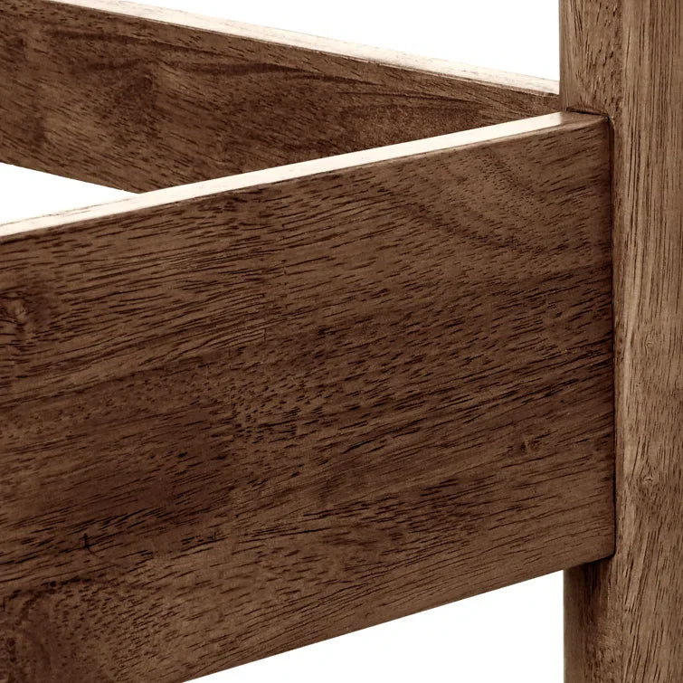 Aria Modern King Upholstered Platform Bed with Fabric Headboard