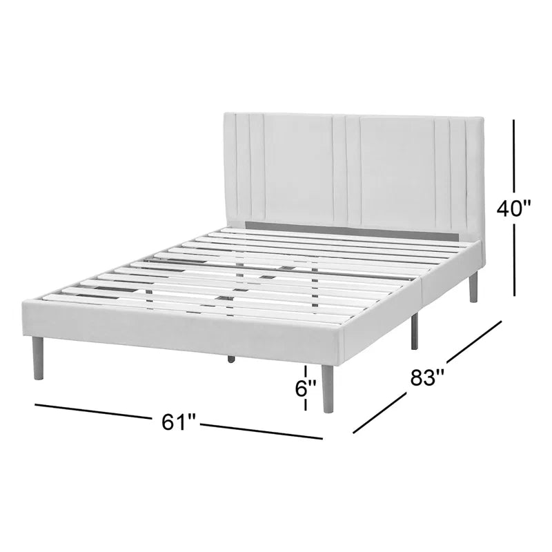 Fenoglio Upholstered Panel Bed