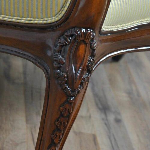 Teak Wood Upholstered Bench