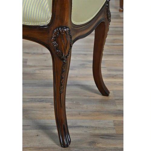 Teak Wood Upholstered Bench