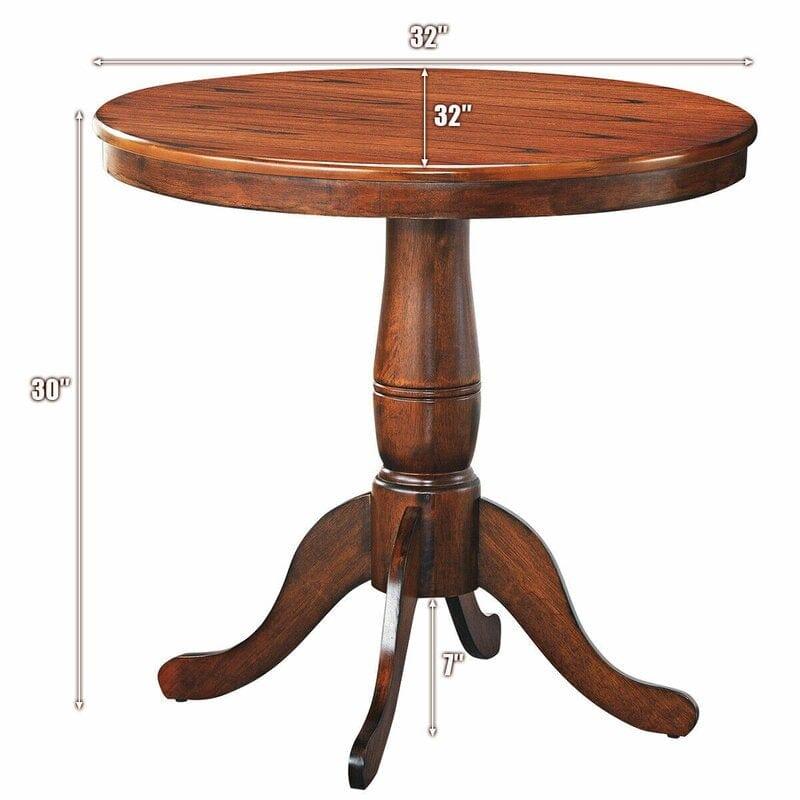Wooden Sheesham Wood Round Dinning Table