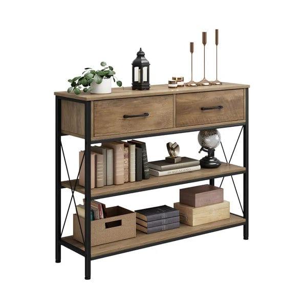 Kedarian Wooden And Metal Console Table