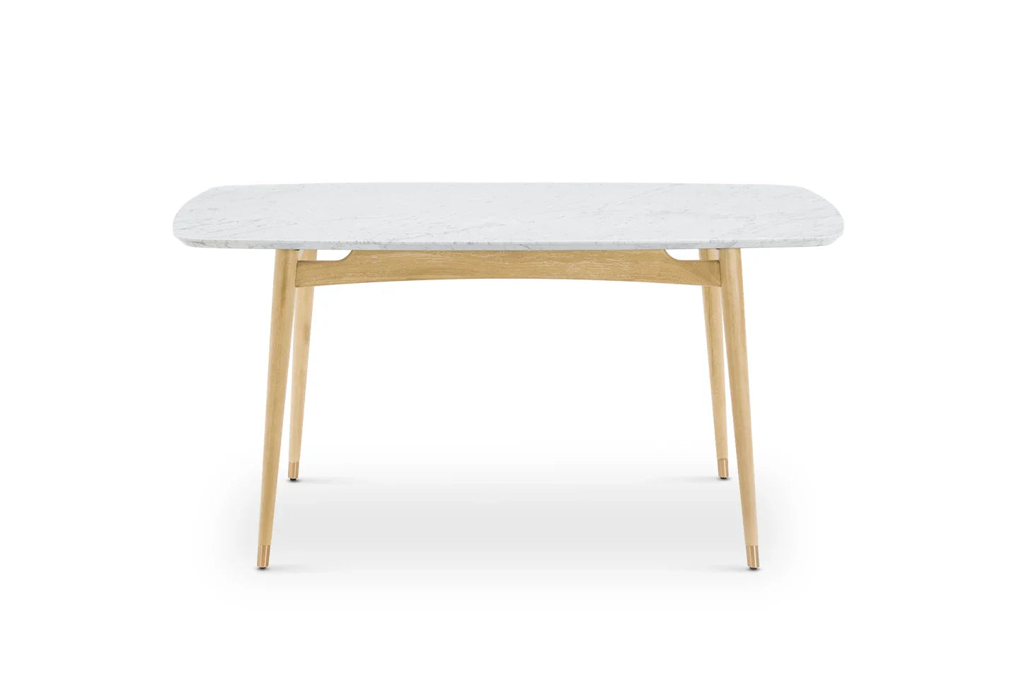 Kelsey Marble Dining Table, White Wash