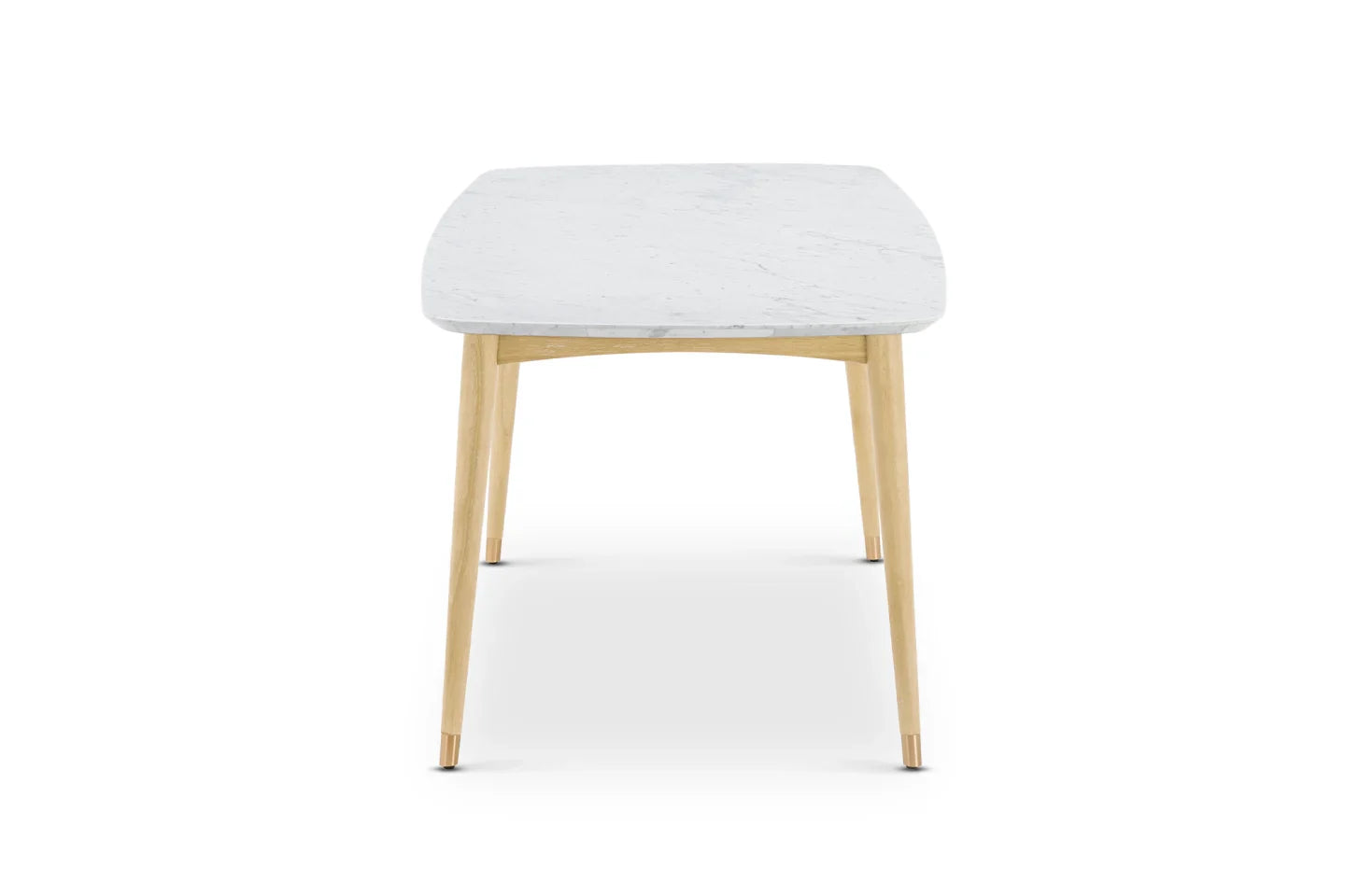 Kelsey Marble Dining Table, White Wash