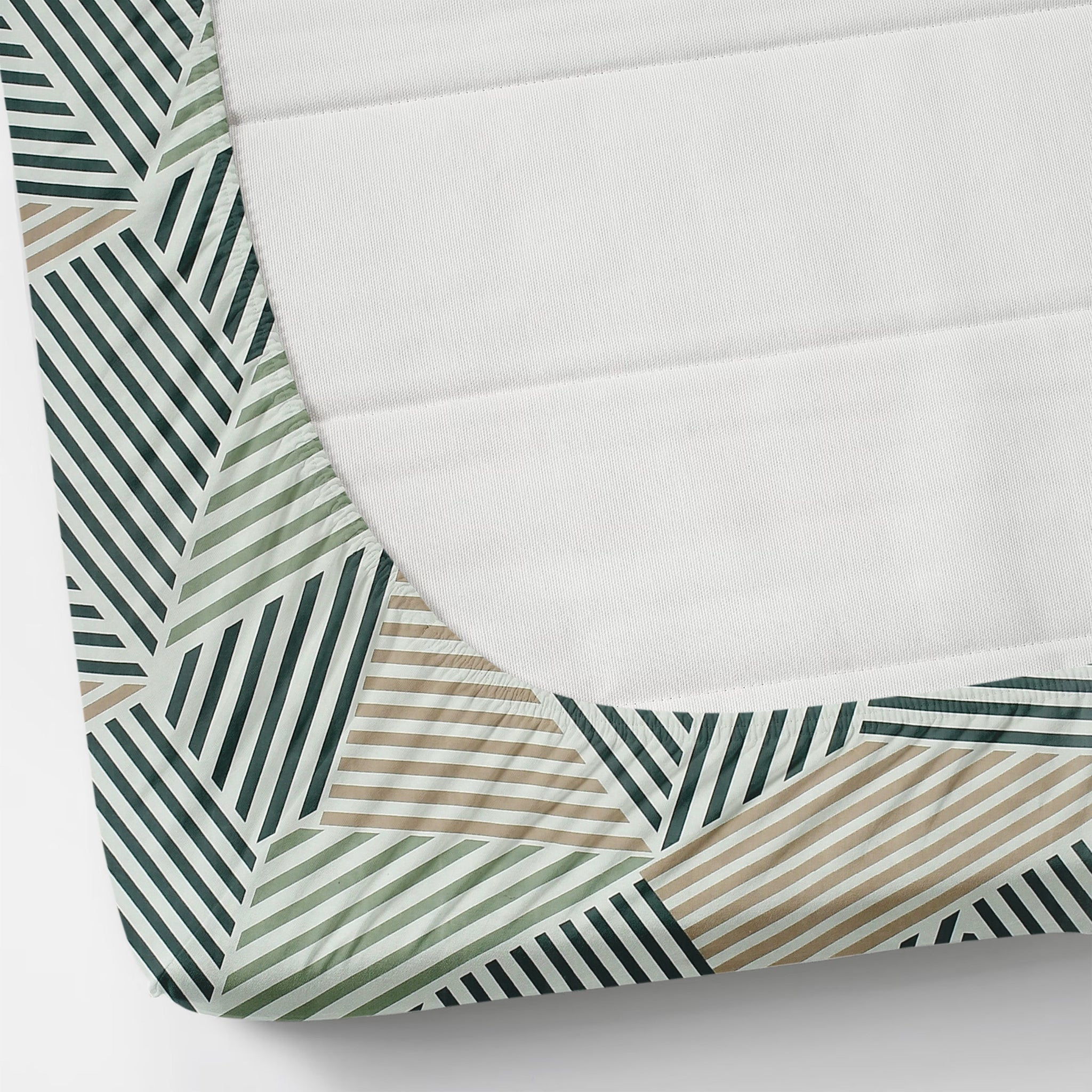 Premium Superfine Microfiber King Size Fitted Bedsheet with Two Cushion Covers (Unique)