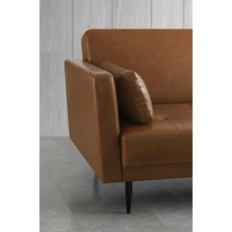 Kishanna Vegan Leather Corner Sofa Chaise