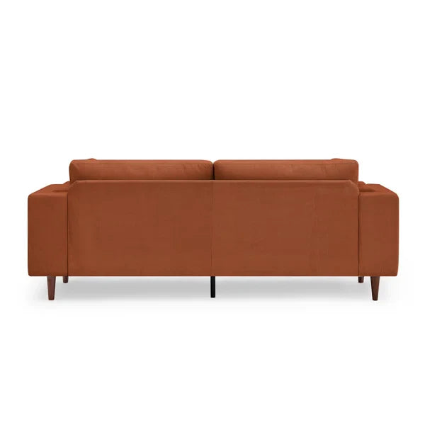 Mid-Century Fabric Sofa – 2-Seater