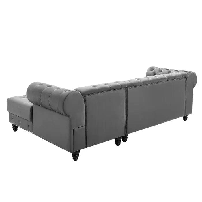 Lora 2 - Piece Upholstered Chaise Sectional