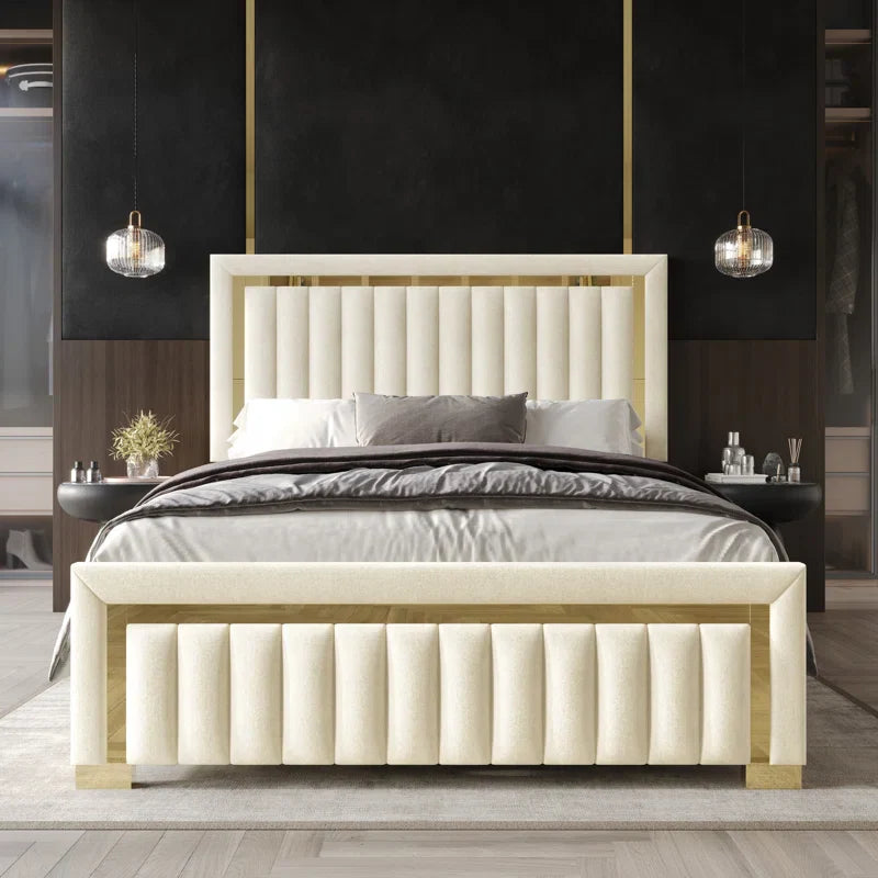 Lyn Upholstered Panel Bed